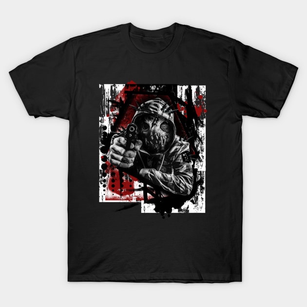 "Surreal Assassin" Trash Polka, Macabre, Monster T-Shirt by Lenny241